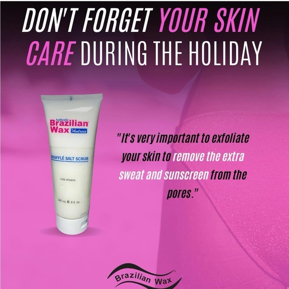 Souffle Salt Scrub Brazilian Wax By Andreia Exfoliating Salt Scrub Tik Tok, NEW - Picture 8 of 11